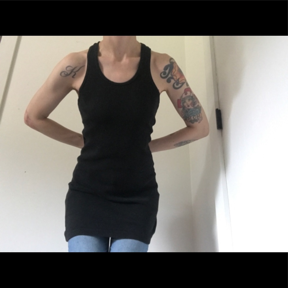 VENUS Racerback Ribbed Tank-top Dress/Shirt Y2K - Picture 6 of 13